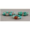Image 2 : Lot of 3 Turquoise Beaded Bracelets