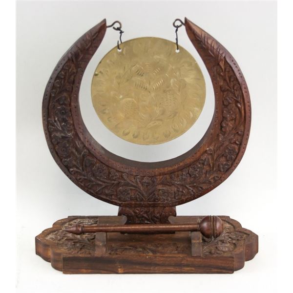 Indian Wood Carved Gong