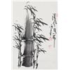 Image 1 : Chinese Ink Bamboo Scroll Signed by Artist