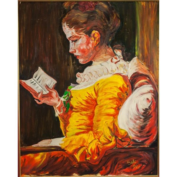 Oil on Board Signed Sali 4/65
