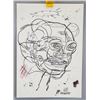 Image 2 : American Watercolor on Paper Signed Basquiat