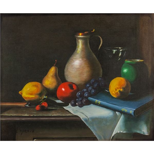 Oil on Board Signed Mazia
