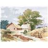 Image 1 : Edward Garbely 1908-1999 US Watercolor Landscape