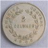 Image 1 : Costa Rica Coin 1968 2 Colores