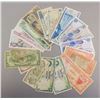 Image 1 : Lot of 19 Various Paper Monies Korea, Peru, Spain