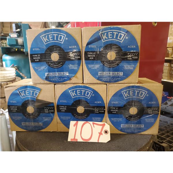 Box of KETO Cutting Disc 6" x 1/8" x 7/8"