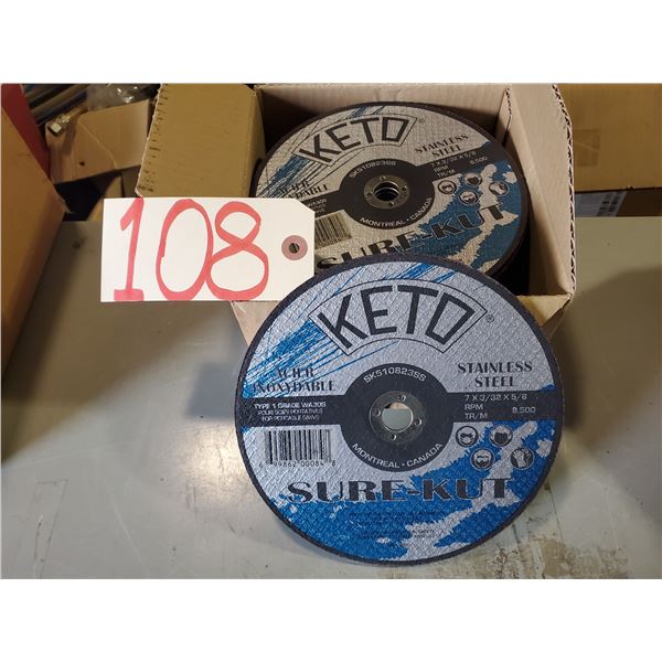 Box of KETO Cutting Disc 7" x 3/32" x 5/8" (for Saw / SkillSaw)