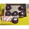 Image 1 : Box of Cloth Flap Wheel 2"1/2 x 1"1/4 x 1/4"-20 Scotch Brite Gr.150/180