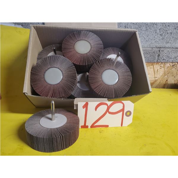 Box of Flap Wheel 4" x 1"3/16 x 1/4" Gr.100