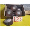Image 1 : Box of Flap Wheel 4" x 1"3/16 x 1/4" Gr.100