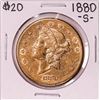 Image 1 : 1880-S $20 Liberty Head Double Eagle Gold Coin