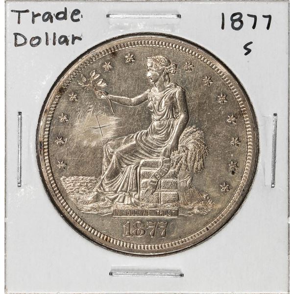 1877-S $1 Trade Silver Dollar Coin