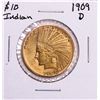 Image 1 : 1909-D $10 Indian Head Eagle Gold Coin