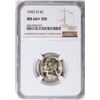 Image 1 : 1943-D Jefferson Nickel Coin NGC MS66+ 5FS