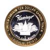 Image 1 : .999 Silver Flamingo Hilton Las Vegas, Nevada $10 Casino Limited Edition Gaming Token
