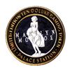 Image 1 : .999 Fine Silver Palace Station Las Vegas, Nevada $10 Limited Edition Gaming Token