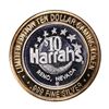 Image 2 : .999 Silver Harrah's Reno, Nevada $10 Casino Limited Edition Gaming Token