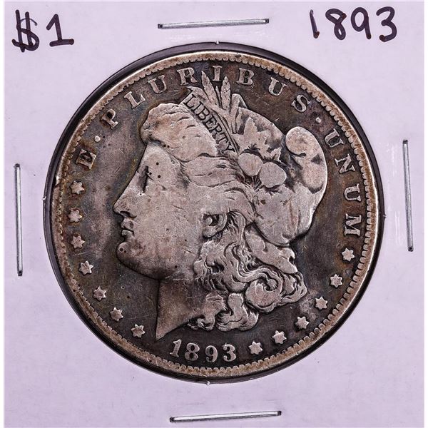1893 $1 Morgan Silver Dollar Coin