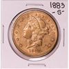 Image 1 : 1883-S $20 Liberty Head Double Eagle Gold Coin