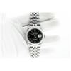 Image 2 : Rolex Men's Stainless Steel Black Roman Datejust Watch With Rolex Box