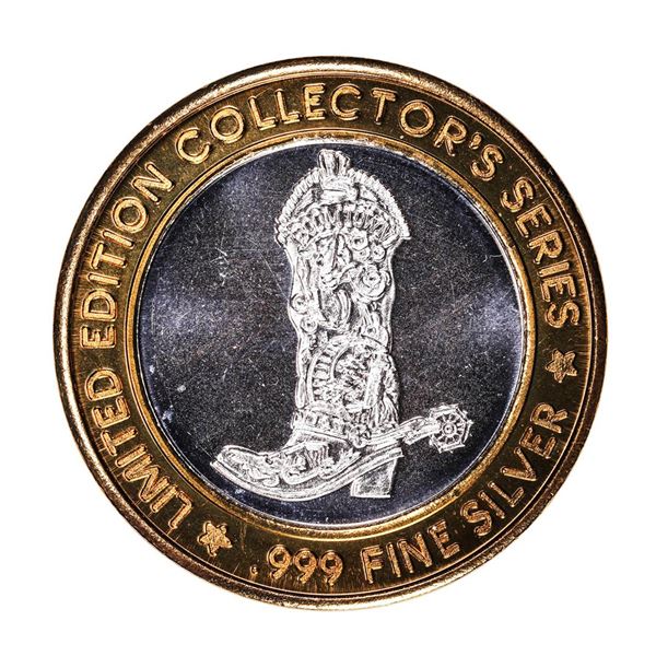 .999 Silver Boomtown Hotel and Casino $10 Casino Limited Edition Gaming Token