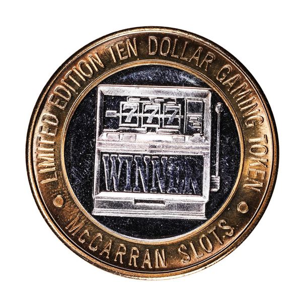 .999 Silver McCarran International Airport Las Vegas, NV $10 Limited Gaming Token