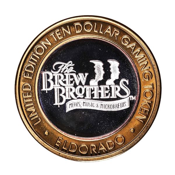 .999 Silver Eldorado Hotel & Casino $10 Casino Limited Edition Gaming Token
