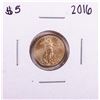 Image 1 : 2016 $5 American Gold Eagle Coin
