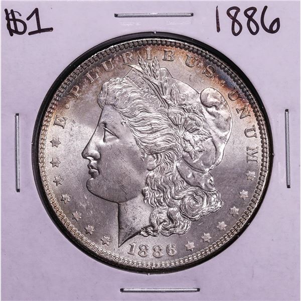 1886 $1 Morgan Silver Dollar Coin