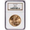 Image 1 : 1910-D $20 St Gaudens Double Eagle Gold Coin NGC MS62