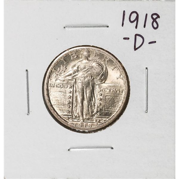1918-D Standing Liberty Quarter Coin