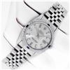 Image 3 : Rolex Men's Stainless Steel Silver Baguette And Sapphire Datejust Wristwatch