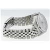 Image 5 : Rolex Men's Stainless Steel Silver Baguette And Sapphire Datejust Wristwatch