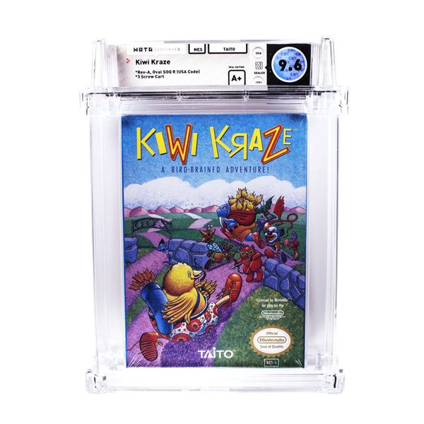 Kiwi Kraze NES Nintendo Sealed Video Game WATA 9.6/A+