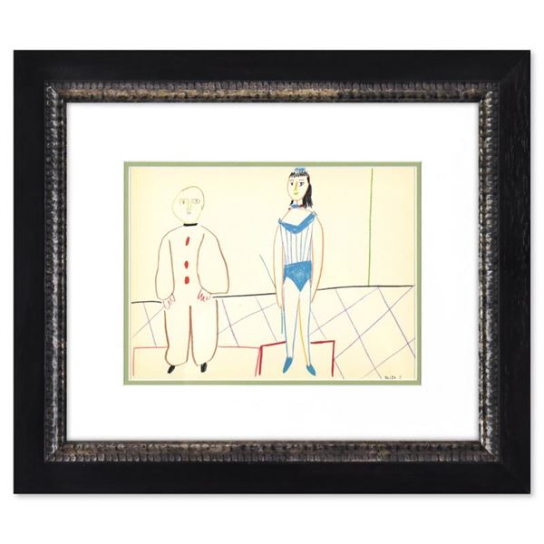 Pablo Picasso "La Comedie Humaine 30.1.54.I" Print Lithograph On Paper