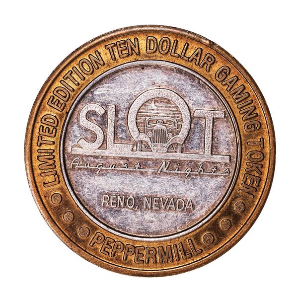 .999 Fine Silver Peppermill Reno, Nevada $10 Limited Edition Gaming Token