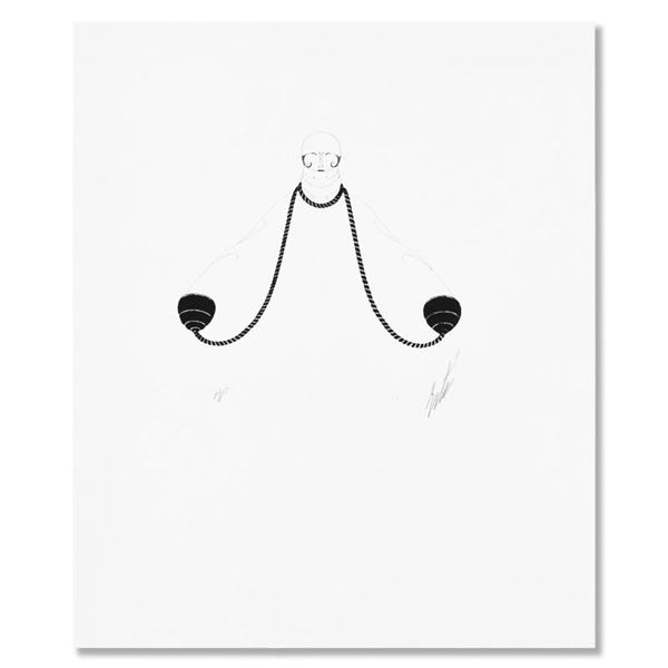 Erte "Ficelle" Limited Edition Serigraph On Paper
