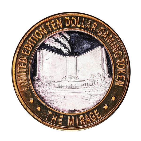 .999 Silver The Mirage Las Vegas, Nevada $10 Casino Limited Edition Gaming Token