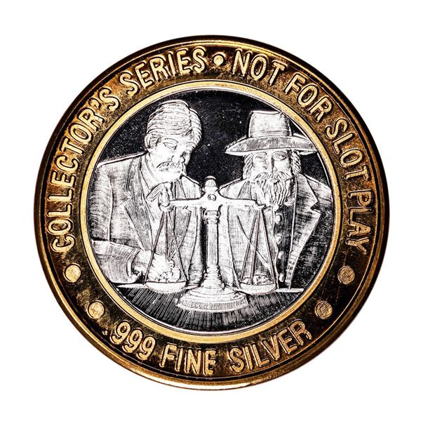 .999 Fine Silver Trop World Casino Atlantic City, NJ $10 Collectors Series Gaming Token