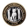 Image 1 : .999 Silver Luxor Las Vegas Nevada $10 Casino Limited Edition Gaming Token