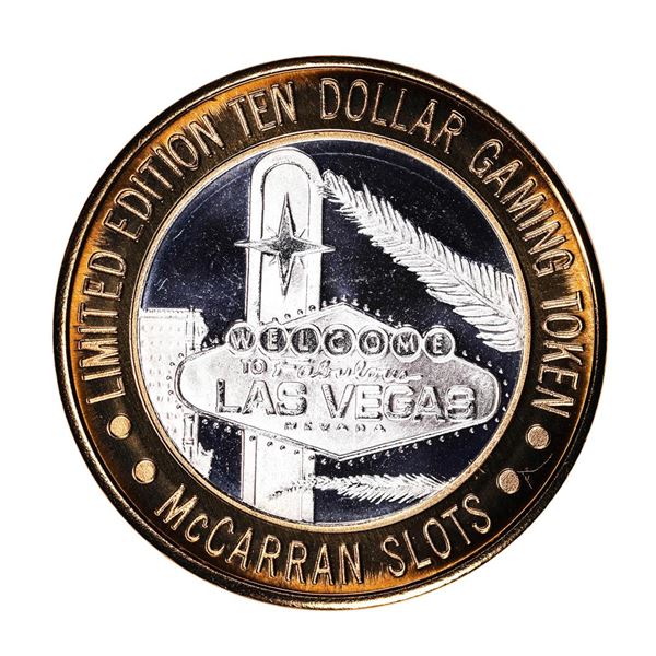 .999 Silver McCarran International Airport Las Vegas, NV $10 Limited Gaming Token