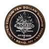 Image 2 : .999 Fine Silver Eldorado Reno, Nevada $10 Limited Edition Gaming Token