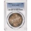 Image 1 : 1884-O $1 Morgan Silver Dollar Coin PCGS MS63 Nice Toning