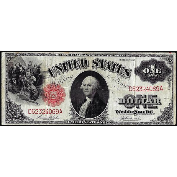 1917 $1 Legal Tender Note