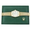 Image 4 : Rolex Men's 18K Yellow Gold Diamond Day Date President Watch With Rolex Box