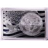 Image 2 : 2021 Type 1 $1 American Silver Eagle Coin & 2oz Silver Bar Set