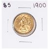 Image 1 : 1900 $5 Liberty Head Half Eagle Gold Coin
