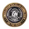 Image 1 : .999 Silver Golden Nugget Las Vegas, Nevada $10 Casino Limited Edition Gaming Token