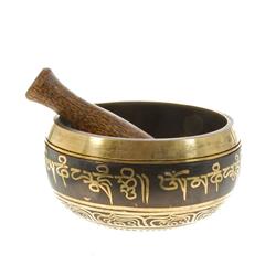 Tibetan Bronze Toning Singing Bowl (ANT-393)