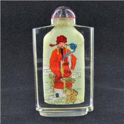 Heavy Blown Glass Chinese Snuff Bottle (CLB-543)